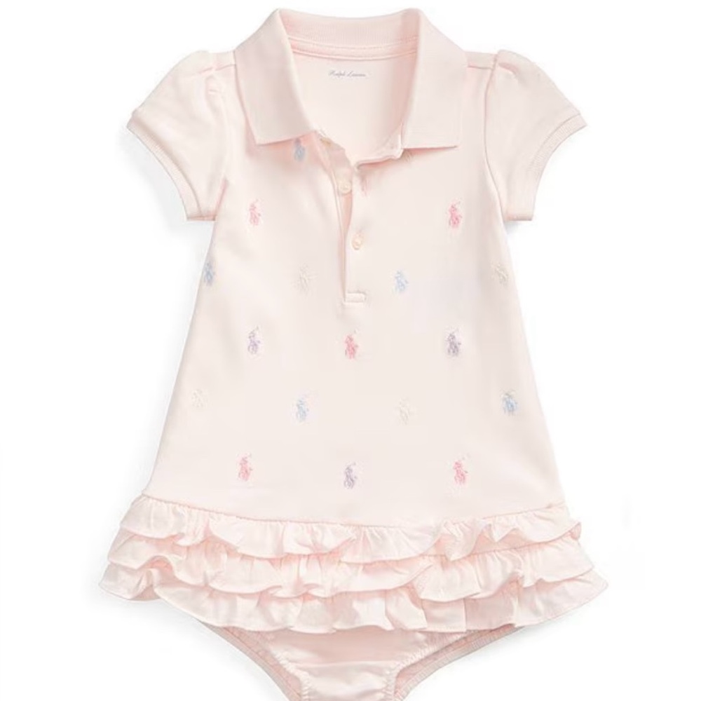 Ralph Lauren ruffled polo dress